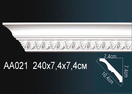 Потолочный плинтус Перфект AA021 от Euro-Lepnina.com Потолочный плинтус Перфект AA021
