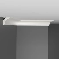 Плинтус потолочный гладкий DECOMASTER D115-115ДМ (30*30*2000мм)