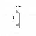 Плинтус DECOMASTER D025 ДМ (70*15*2000мм)