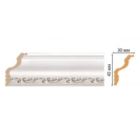 Плинтус потолочный DECOMASTER 148B-60 ДМ (45*30*2000 мм)
