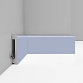Плинтус напольный DECOMASTER D235-117 (80*17*2400мм) черный от Euro-Lepnina.com Плинтус напольный DECOMASTER D235-117 (80*17*2400мм) черный