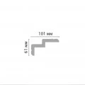 Плинтус потолочный DECOMASTER  D390 ДМ (61*101*2000 мм)