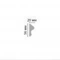 Молдинг гладкий DECOMASTER 97620 гибкий (56*20*2400)