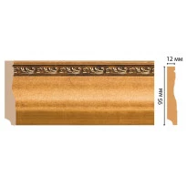 Плинтус напольный Decomaster 153-1223 (95*12*2400)