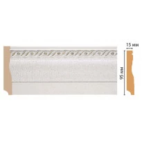 Плинтус напольный Decomaster 153-42 (95*12*2400)