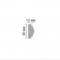 Молдинг гладкий DECOMASTER DP 8032 гибкий (30*12*2400)