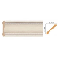 Карниз потолочный Decomaster 179-14 (57*57*2400)