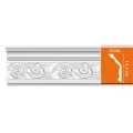 Потолочный плинтус с орнаментом DECOMASTER DT 303 гибкий (143*60*2400)