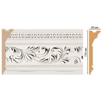 Плинтус потолочный  DECOMASTER D214-60ДМ (150*38*2400 мм)