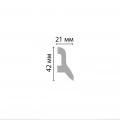 Плинтус напольный DECOMASTER D230ДМ (42*21*2000 мм) от Euro-Lepnina.com Плинтус напольный DECOMASTER D230ДМ (42*21*2000 мм)