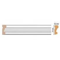 Цветной молдинг DECOMASTER D007-114 ДМ (19*8*2400)