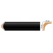 Плинтус потолочный DECOMASTER D133-195ДМ (20*20*2400мм)
