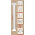 Полуколонна DECOMASTER 90024-H (O 240*2400. вн. O 184мм) от Euro-Lepnina.com Полуколонна DECOMASTER 90024-H (O 240*2400. вн. O 184мм)