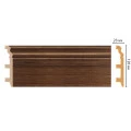 Цветной напольный плинтус DECOMASTER D233-74 ШК/8 (120*23*2400 мм)