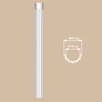Полуколонна DECOMASTER DCK-01H (O 200,вн.O 165, 2400мм)