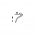 Потолочный плинтус гладкий DECOMASTER 96110 гибкий (60*60*2400) от Euro-Lepnina.com Потолочный плинтус гладкий DECOMASTER 96110 гибкий (60*60*2400)