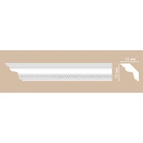 Потолочный плинтус с орнаментом DECOMASTER DT 138 гибкий (55*55*2400)