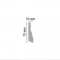 Плинтус напольный DECOMASTER D193A/20 (70*16*2000 мм) от Euro-Lepnina.com Плинтус напольный DECOMASTER D193A/20 (70*16*2000 мм)