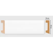 Цветной напольный плинтус DECOMASTER D234-115 ДМ(58*16*2400 мм)