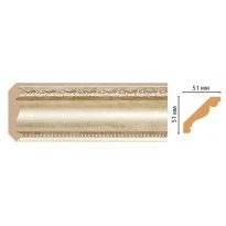 Плинтус потолочный с рисунком DECOMASTER 155-937ДМ (50*50*2400 мм)