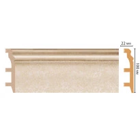 Цветной напольный плинтус DECOMASTER D232-18D ДМ ШК/14 (100*22*2400 мм)