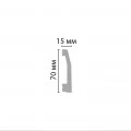 Плинтус напольный DECOMASTER D125 ДМ (70*15*2000мм) от Euro-Lepnina.com Плинтус напольный DECOMASTER D125 ДМ (70*15*2000мм)