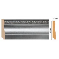 Плинтус напольный Decomaster 153-55 (95*12*2400)