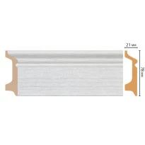 Цветной напольный плинтус DECOMASTER D122-1070 ДМ ШК/16 (78*21*2400 мм)