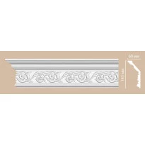 Потолочный плинтус с орнаментом DECOMASTER DT 303 гибкий (143*60*2400)