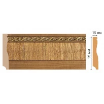 Плинтус напольный Decomaster 153-4 (95*12*2400)