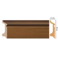 Цветной напольный плинтус DECOMASTER D122-85 ШК/16 (78*21*2400 мм) от Euro-Lepnina.com Цветной напольный плинтус DECOMASTER D122-85 ШК/16 (78*21*2400 мм)