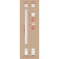 Капитель DECOMASTER 97901-3 (50*134*42)