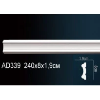 Полиуретановый молдинг Перфект AD339