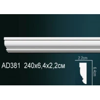 Полиуретановый молдинг Перфект AD381