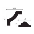 Декоративный уголок C1-DD002 от Euro-Lepnina.com Декоративный уголок C1-DD002
