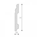 FB2 плинтус Wallstyl NMC 100х13х2000 мм от Euro-Lepnina.com FB2 плинтус Wallstyl NMC 100х13х2000 мм