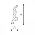 FL3 плинтус Wallstyl NMC 55х17х2000 мм от Euro-Lepnina.com FL3 плинтус Wallstyl NMC 55х17х2000 мм