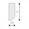 FT1 плинтус Wallstyl NMC 38х13х2000 мм»