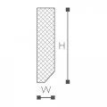 FT2 плинтус Wallstyl NMC 58х13х2000 мм