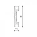 WD2 молдинг Wallstyl NMC 70х15х2000 мм
