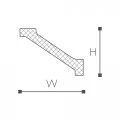 WT1 карниз Wallstyl NMC 45х60х2000 мм от Euro-Lepnina.com WT1 карниз Wallstyl NMC 45х60х2000 мм