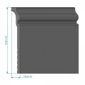 CF3 плинтус Wallstyl NMC 120х22х2000 мм от Euro-Lepnina.com CF3 плинтус Wallstyl NMC 120х22х2000 мм