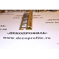 Угол внешний Progress латунь 2,7 м - Латунь полированная - 8 мм