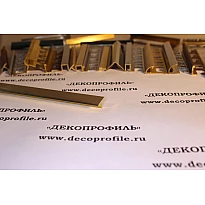 Профиль Т-образный Progress латунь 2,7 м - Латунь шлифованная - 26 мм