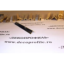Угол защитный внешний самоклеящийся Progress 2,7 м - Латунь полированная - 10х10 мм