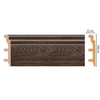 Цветной напольный плинтус DECOMASTER D232-81 ДМ (100*22*2400 мм)