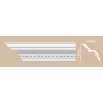 Потолочный плинтус с орнаментом DECOMASTER DT 5 (128*128*2400)