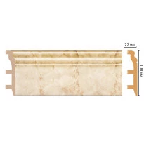 Цветной напольный плинтус DECOMASTER D232-80 ДМ ШК/14 (100*22*2400 мм)