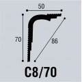 Плинтус потолочный Bello Deco С8/70