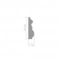 Молдинг Ultrawood арт. U 0008 i (2000 х 44 х 12)